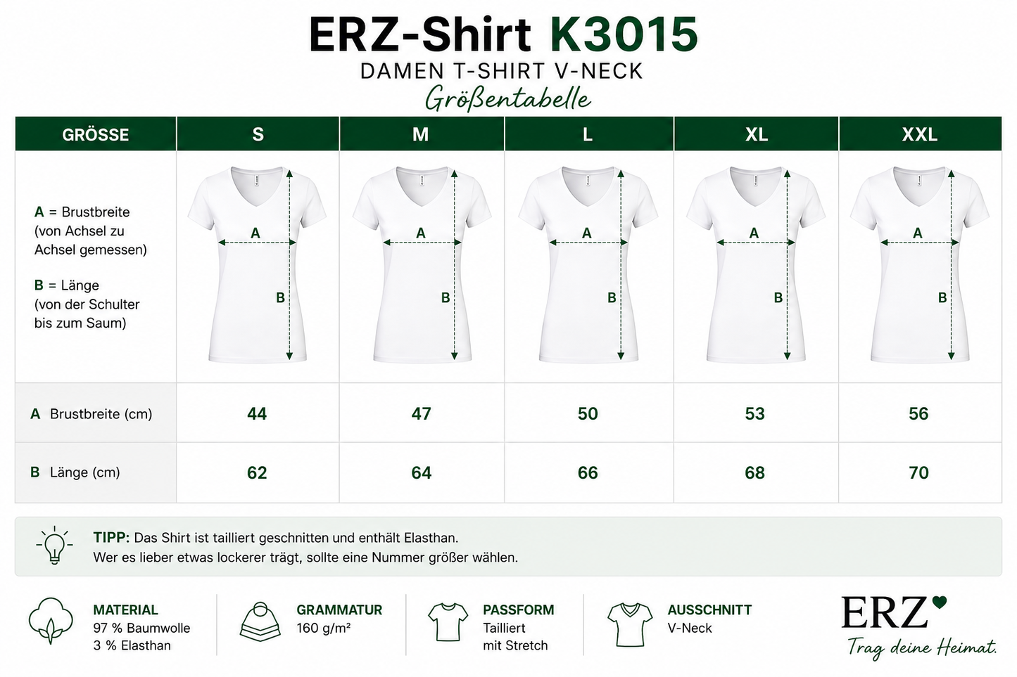 Trag deine Heimat | Shirt | Erzgebirge | ERZ-Design | Damen