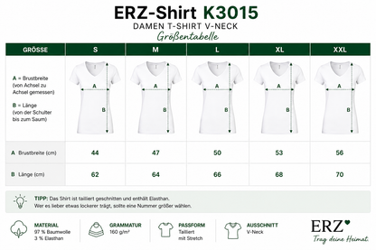 Trag deine Heimat | Shirt | Erzgebirge | ERZ-Design | Damen