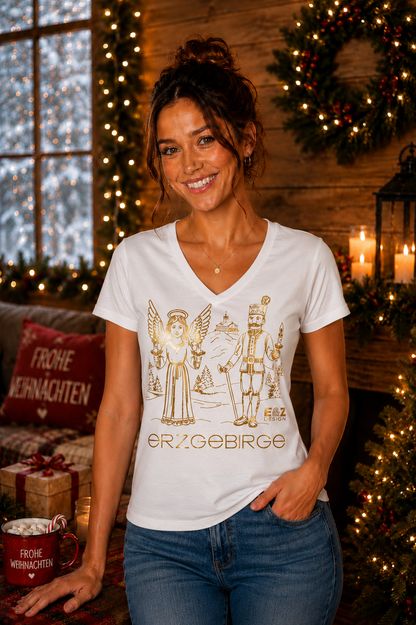 Bergmann & Engel | kurz | ERZ-Shirt | Erzgebirge | ERZ-Design | Damen
